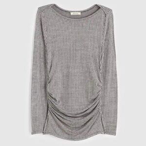 Madewell houndstooth tee NWOT